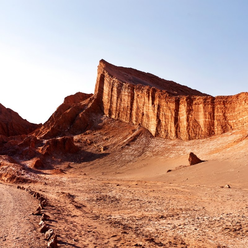 Valley of the Moon in the Atacama Desert, Chile